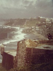E. PLUBES: Original Photograph «SAN JUAN 1959» Pencil Signed and Dated Framed