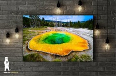 Morning Glory Pool in Yellowstone National Park, Wyoming, Photography Prints