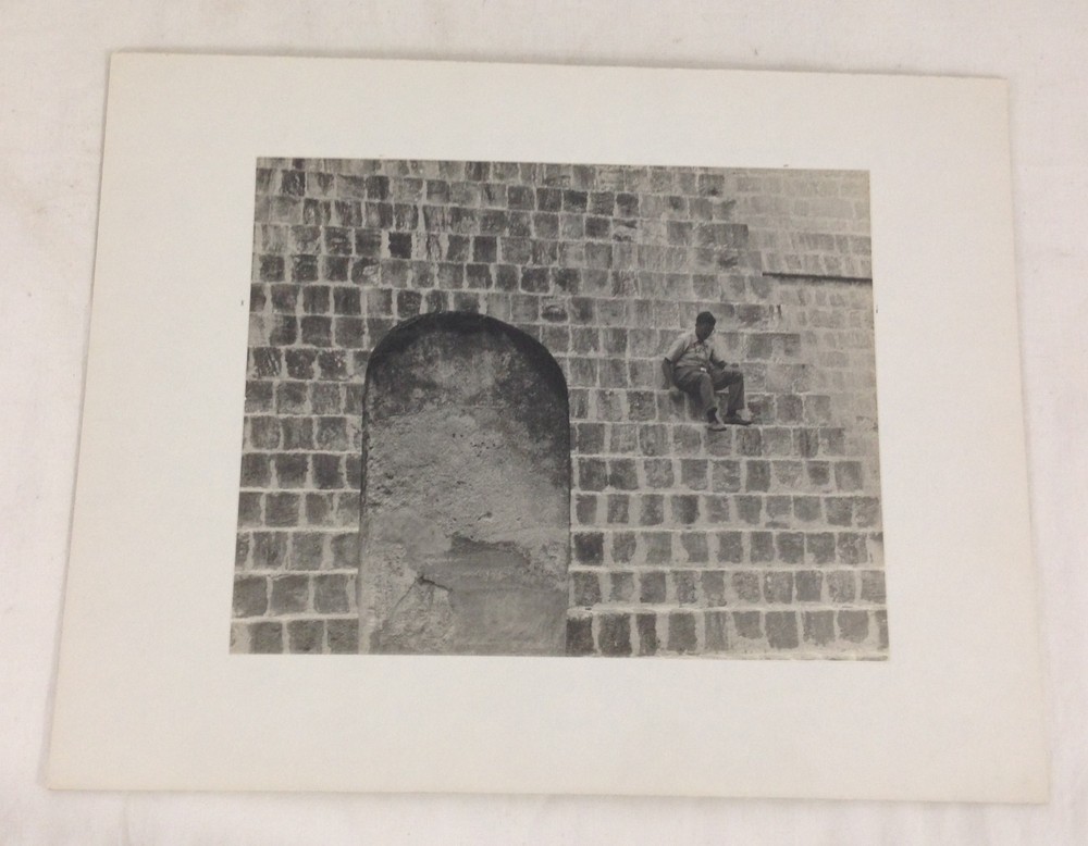 Vintage Black & White Photo M Kazan TIKAL PYRAMID TEMPLE 1968 #8