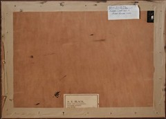 HERBERT BAIRSTOW-British -Hand Signed Bromoil Transfer Print-Gandria View-RARE