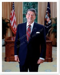President Ronald Reagan 1985 Official Portrait Silver Halide Photo