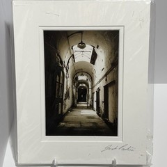 Photo-Eastern State Penitentiary-Interior Cell Block Signed By Photographer