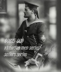 VINTAGE MALE PORTRAIT #0825-069 -sailors series -free ship in u.s.