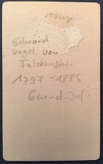 Carte de Visite GENERAL EDUARD VOGEL VON FALCKENSTEIN, Infantry, circa 1878, CDV