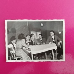 Vintage Photo Antique Christmas Women Men Women Theater Film Old Photo Art