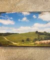 Original Art Photography on Canvas Country Life Country Side Landscapes set of 3