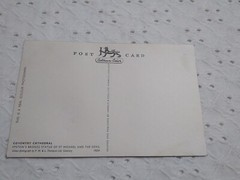 VTG RPPC REAL PHOTO EPSTEIN’S BRONZE STATUE OF ST MICHAEL & THE DEVIL POSTCARD