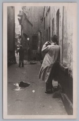 Duisburg Ruhrort 1949 – Men Photographing Streetlife – Old Photo 1940s