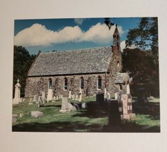 ST JOHN’S CHURCH LG ORIGINAL SIGNED ART PHOTO COLOR STETTNER VTG MATTE NJ CAMERA