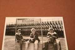 Great Old Photo Three Women From Sportsfield With Sinalco Advertising