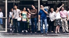 Florian Böhm (b. 1969) Art Announcement Card 2008 – Wait For Walk