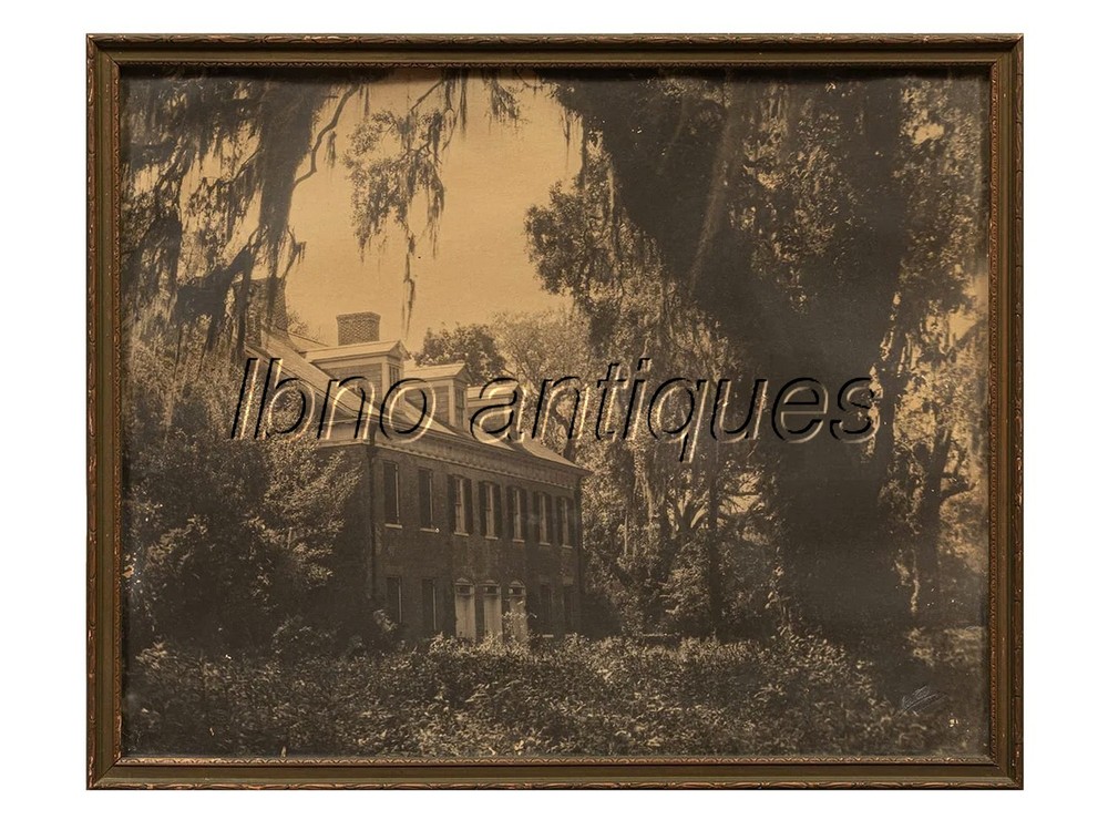 SHADOWS-ON-THE-TECHE. PAIR OF LG GELATIN SILVER PRINTS . MARTIN/NEW IBERIA / LA