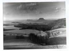 Photographs Saxon Switzerland Lilienstein 1970s 2 pieces Manfred Sieber Hohwal
