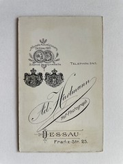 orig. CDV photo photograph man Mr. Fashion around 1890 Hartmann Dessau