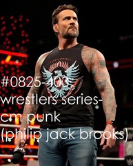 MALE PORTRAIT #0825-403 -wrestlers series – cm punk – free shipping in usa