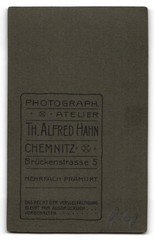 Photograph Th. Alfred Hahn, Chemnitz, Brückenstr. 5, Portrait of an Elegant H