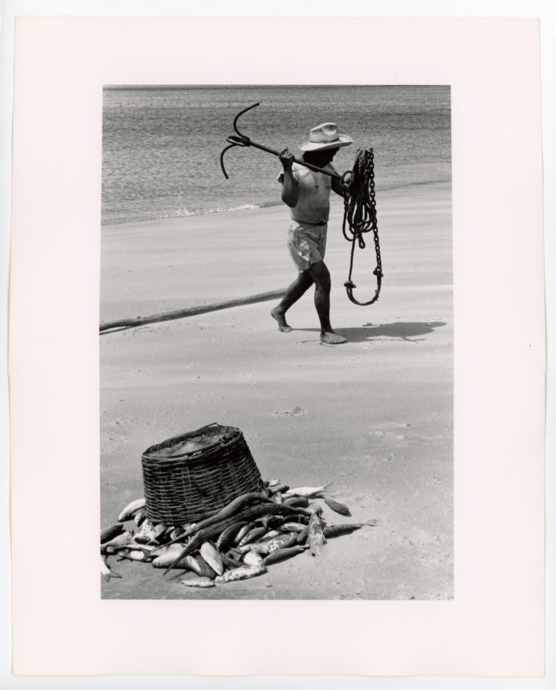 Louis Stettner Signed Photo Spanish Fisherman 1959