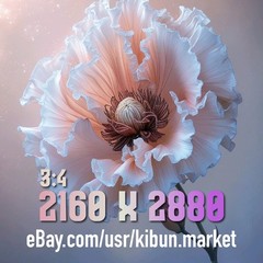 4K 3:4 HiRes Wallpaper Image iPhone Art Background Scroll Kibun.Market flower