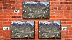 Zig Zag Road in the Andes, High Resolution Image, Many Formats, TV Art
