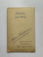 orig. CDV photo photograph old picture woman lady fashion around 1890 Bayreuth Hartmann