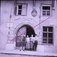 Brenner, Gasthof Brennerpost Tyrol around 1900 Historical Glass Picture