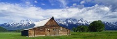 Vince Street’s «Moulton Barn» Limited Edition Print #2/100 (16×48″) with COA