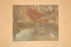 Wallace Nutting (1861-1941) Bay’s Delight, Hand-Tinted Pictorial Landscape Photo