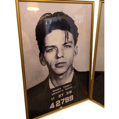 24×36 Large Mugshot Prints John Dilinger Frank Sinatra Al Capone