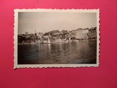 Old photo antique lake ship boat Lake Constance landscape boat nice ship old photo