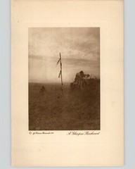 Wanamaker/Dixon «A Glimpse Backward» 1913 Photogravure from «The Vanishing Race»