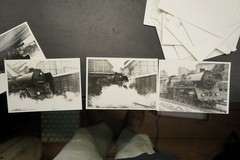 Photo Bundle Lot GDR Steam Locomotive Berlin View Sign Train Station Image 03 Advertising