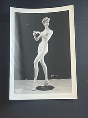 Rare Vintage Original Photo Siegel Stockman Mannequin Female Fetish Curiosa