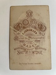 orig. CDV photo photograph man gentleman fashion picture old around 1885 Jungmann Basel
