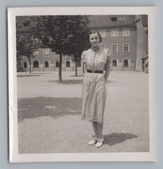 Young Woman in Summer Dress – Vintage Photo 1930s