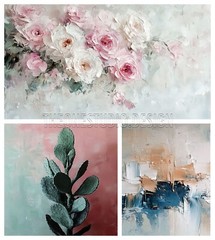 Digital Product 4K Resolution TV Desktop Wallpaper Cactus Roses Abstract