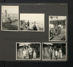 Photo Album with 199 Photographs, View Fehmarn, Family Hess on Travel with VW Kä