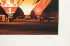 Tom Adams Photography Hot Air Balloons Night Glow Tigard Oregon Photo Art 16×20
