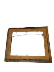 Signed Vintage Barn Photograph 1987 Framed Rustic Farmhouse Cabin Wall Art 9×8