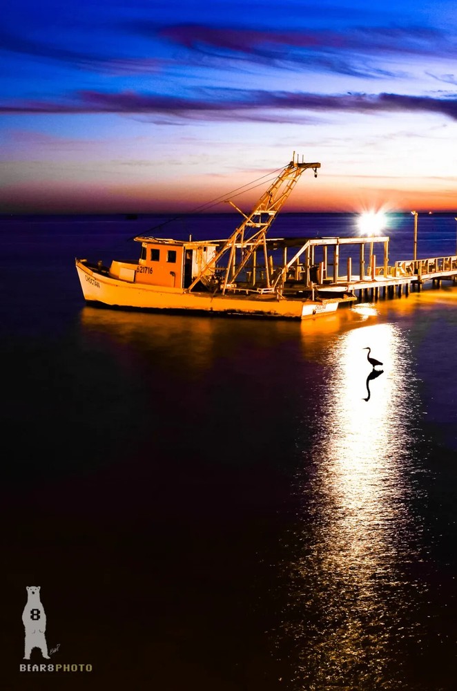 Corpus Christi Harbor Sunset – Laguna Madre – South Texas Wall Art
