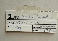 Robert Allen Merlo Signed Photograph «Still Life» Vintage Framed Art 20″ Wide