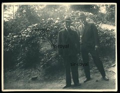 1930 – Männer mit Zigarette in Al Capone Mafia Optik – 1930er – Foto 11x8cm