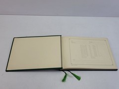 First children photo album duck bear camera motif German Democratic Republic green 23x33cm #260139