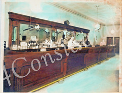 1930s NYC Hand Tinted Original OOAK Sepia Photo Heavy linen paper T4J
