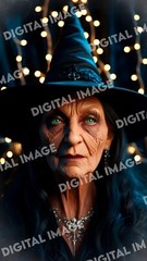 Digital Art Picture Image Photo Wallpaper Background Desktop AI Witch Halloween
