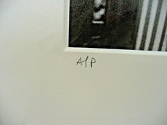 MATTED PHOTOGRAPHY Corinthian Column A/P 2006 By Larry Santucci 16×20 B&W