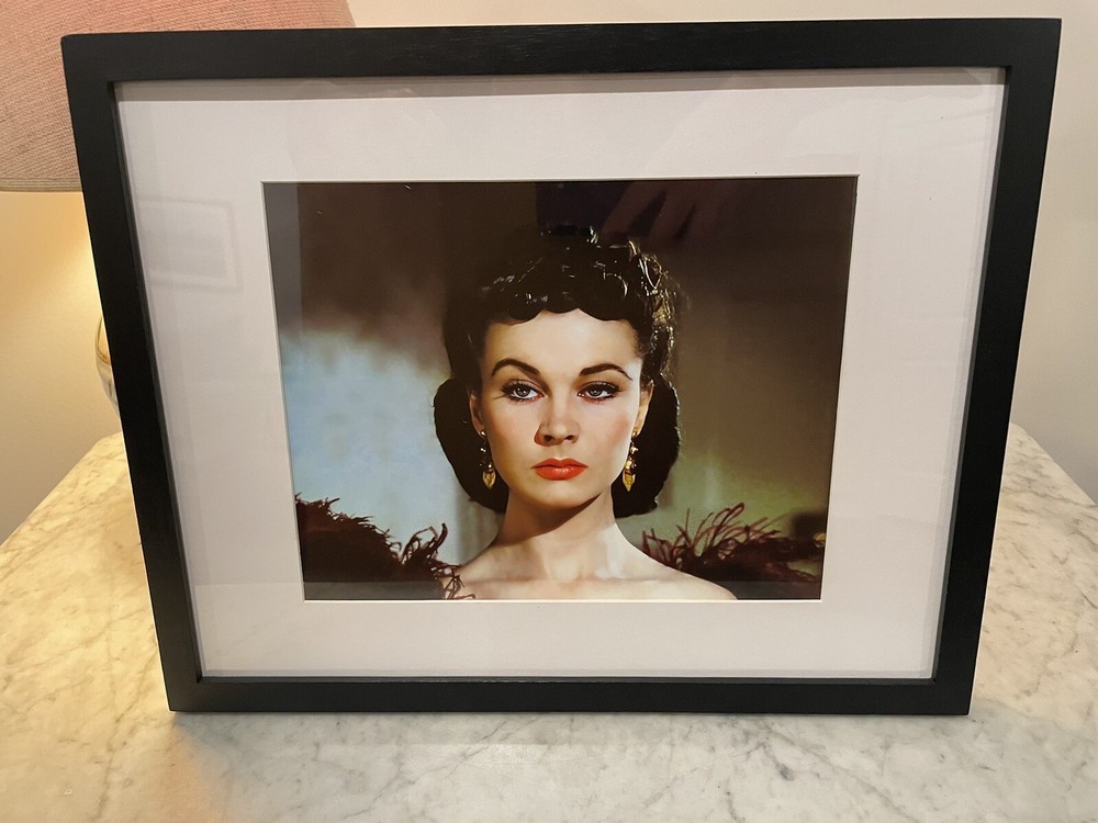 Vivien Leigh Framed Photograph 15×12 Old Hollywood Gone With The Wind Wall Art