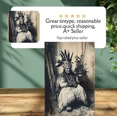 Native American Tintype Limited Edition Museum Series C008RP