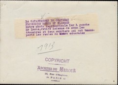 Photo Châtenay-Malabry, disaster of Chatenay 1913, explosion… – 11311107