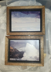 Vintage Dennis Barloga Gallery Framed Photograph San Francisco Golden Gate Beach