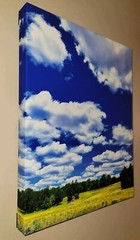 Canvas Photo Clouds Over A Golden Field Haw River, NC 16×20 Ltd Ed Signed